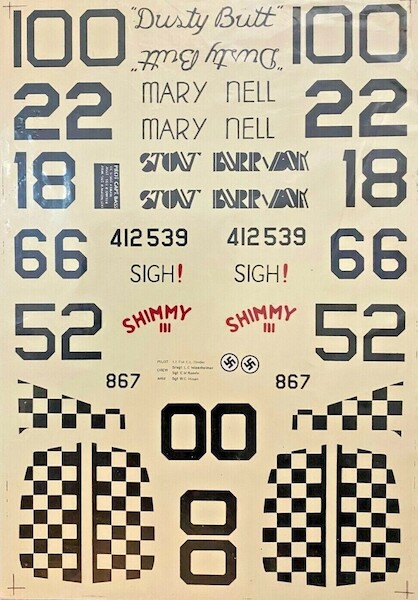 32-026 P51 Checker tails 32-26