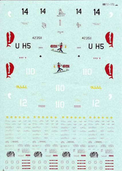 72-172 P38 Lightning 80FG/10AF,392FS/36FG,431FS/475FG) 72-172