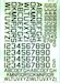 72-411 US 60 Degr. Letters & Numbers (Gray FS35237) MD72-408