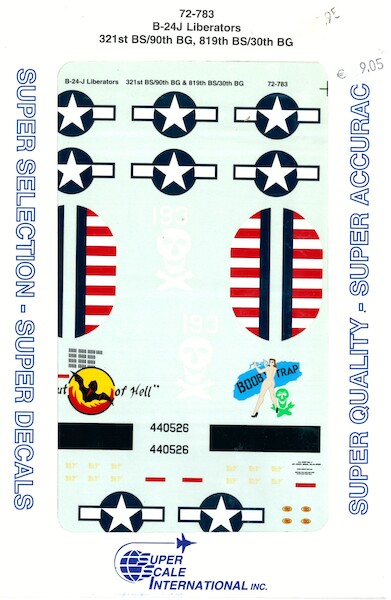 72-783 Consolidated B24J Liberator (321BS/90BG,819BS/30BG) 72-783