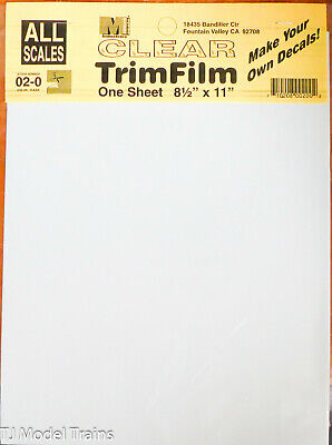 White Decal Trim Film for laser printer MS 021