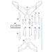 RF8 Crusader tilted wings sprue and bay for Sword SW72149/50  DSW03