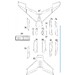 RF8 Crusader tilted wings sprue and bay for Sword SW72149/50 DSW03