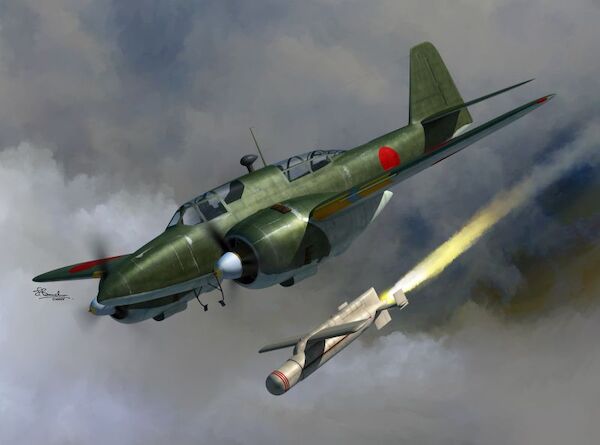 Kawasaki Ki102a Randy and I-Go rocket SW72125