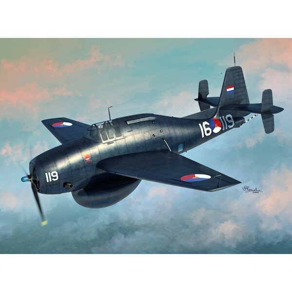 Grumman TBM3W "Guppy" (Koninklijke Marine MLD) (REBOX OF 72115) (Reissue) SW72135