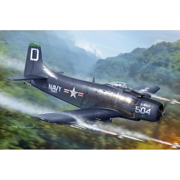 Douglas AD3/ 4 Skyraider over Korea SW72151