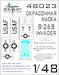 Painting mask B26B Invader Canopy and markings (IMC) SXA48023