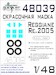 Painting mask Canopy and Wheels Reggiane Re2005 (Special Hobby) SXA48039