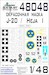 Painting mask Markings plus Canopy and Wheels Reggiane J20 / Heja I (Special Hobby) SXA48048