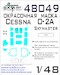 Painting mask Canopy and cabin windows Cessna O2A Skymaster (ICM) SXA48049