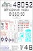 Painting mask Markings, Canopy and cabin windows B26C/A26C Invader (ICM) SXA48052
