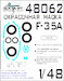 Painting mask Canopy and wheels F35a Lightning II (MENG) SXA48062