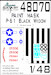 Painting mask Canopy, cabin, wheels and markings Northrop P61 Black Widow MAX (Hobby boss) SXA48070