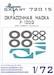 Painting mask Canopy and wheels F100D Super Sabre ((Trumpeter) SXA72015
