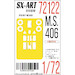 Painting mask Morane Saulnier MS406 cockpit and wheels (Hobby Boss) SXA72122