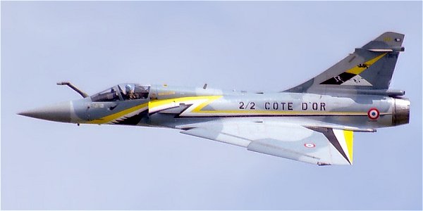 Mirage 2000-5F French AF (2-FN High-viz 50 ans EC2/2 Côte D'or 2000) 48-013
