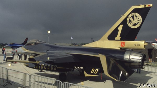 F16A Falcon (Belgian AF FA-110 80 Ans 1st "Stinger" sqn 1997) 48-026