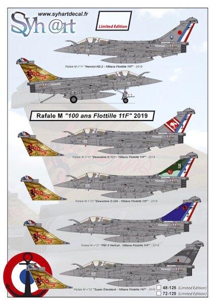 Rafale M "100 years Flottille 11F" 2019  48-125