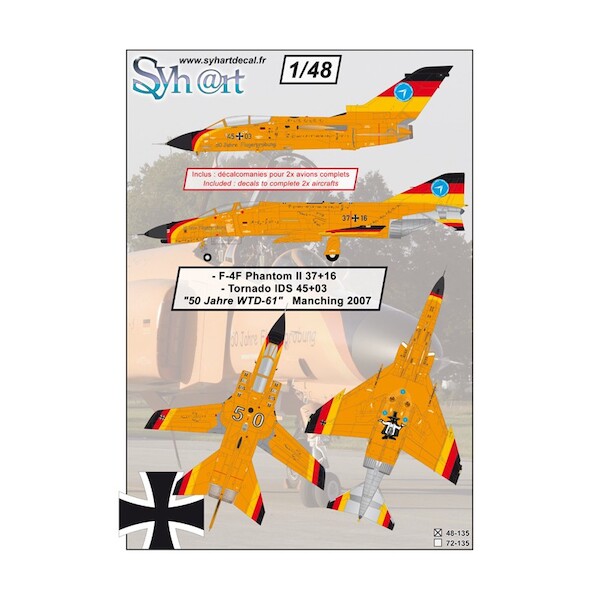 RF4F Phantom II 37+16 and Tornado IDS 45+03 "%0 Jahre WTD-61 - Manching 2007 48-135
