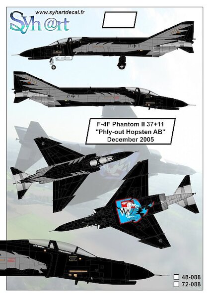 F-4F Phantom II 37+11 "Phly-out Hopsten AB" December 2005  72-088