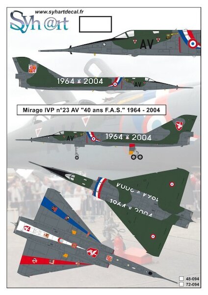 Mirage IVP n23 AV "40ans FAS" 1964-2004  72-094