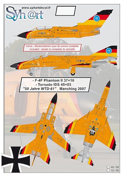 F4F Phantom II 37+16 & Tornado IDS 45+03 "50 Jahre WTD-61" 2007 72-135