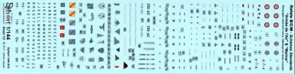 Rafale B/C/M Standard markings and stencils (REVISED) 72-915V-2
