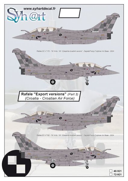 Rafale "Export versions" (part 3) - Croatia - "Croatian Air Force" 72-921