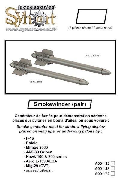 Smokewinder (pair) A001-72