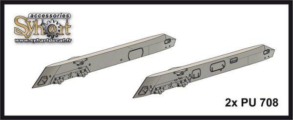 PU708 Pylons for Rafale (2x) A016-72