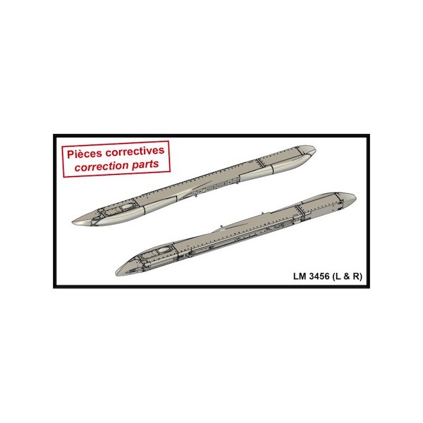 LM3456 (L&R) early type wingtip launchers for Rafale  A026-48