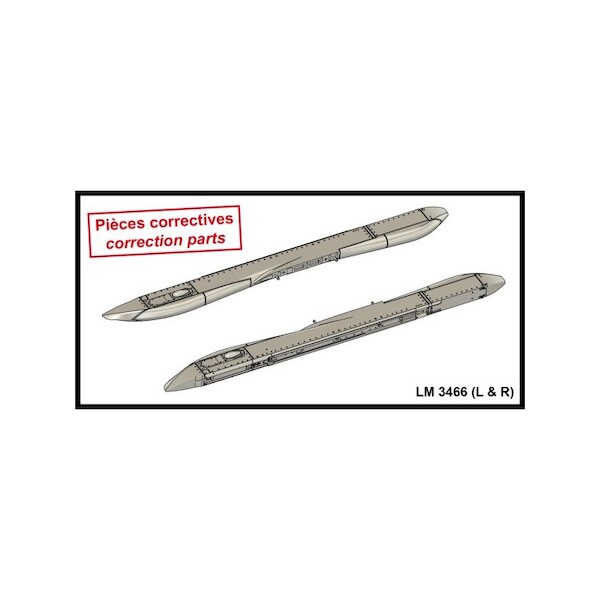 LM3456 (L&R) late type wingtip launchers for Rafale  A027-72