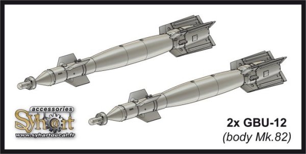 GBU-12 (body Mk.82) (1x pair) AD006-48
