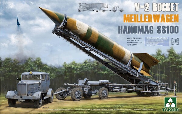 V2 Rocket with Meilerwagen and Hanomag SS100 2030