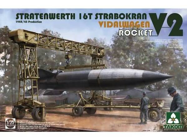 Stratenwerth 16t Strabokran, Vidalwagen & German V-2 Rocket (BACK IN STOCK)  2123