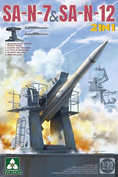 SA-N7 "Gadfly" & SA-N-12 "Grizzly"SA Missiles and launchers (2 in 1 ) 2135