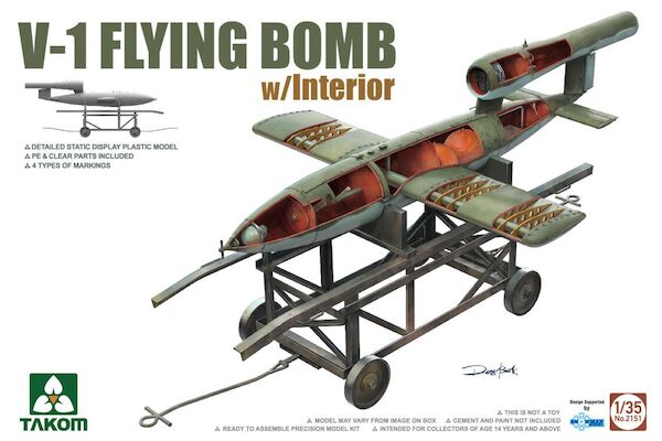 V1 Flying Bomb with Interior 2151