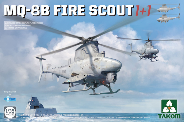MQ8B Fire scout 1+1 (2 kits included) 2165