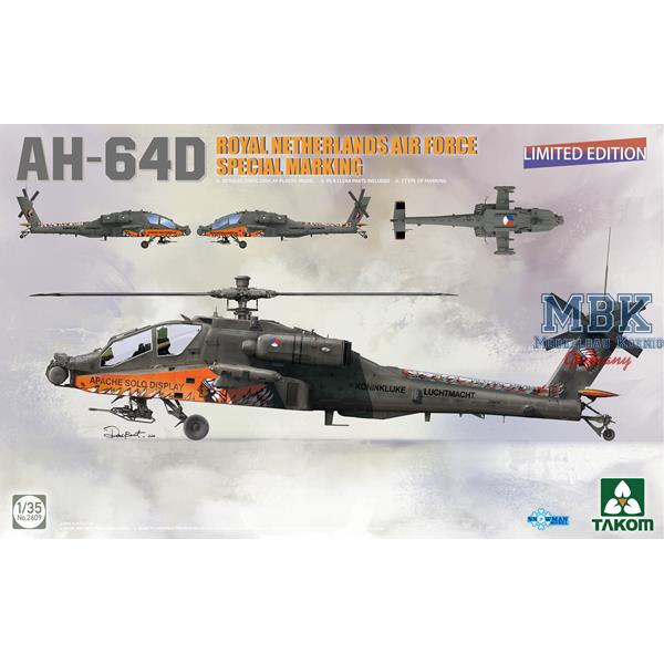 AH64D Apache Longbow (Royal Netherlands Air Force Special Marking)  2609