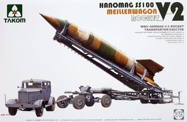 German V-2 Rocket Meilerwagen + SS100 Hanomag 5001