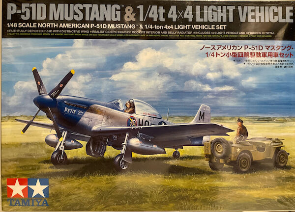 North American P51D Mustang  with 1/4t 4x4 vehicle (JEEP)  25205