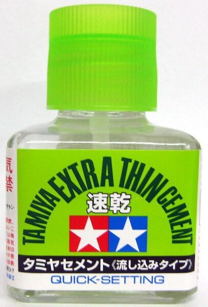 Tamiya Extra Thin Cement (40ml) quick setting 87182