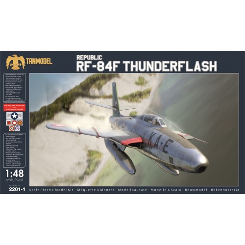 Republic RF84F Thunderflash (French AF, Danish AF, Norwegian AF, Belgian AF, Turkish. AF, USAF) TM02201-1