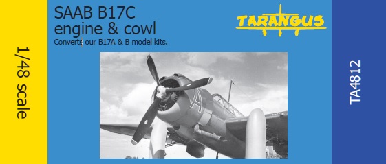 Saab B17C Engine and cowl TA4812