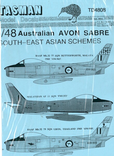 Avon Sabre Mk32 Australia, Malaysia  TD4808