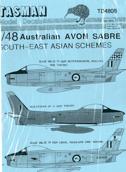 Avon Sabre Mk32 Australia, Malaysia TD4808