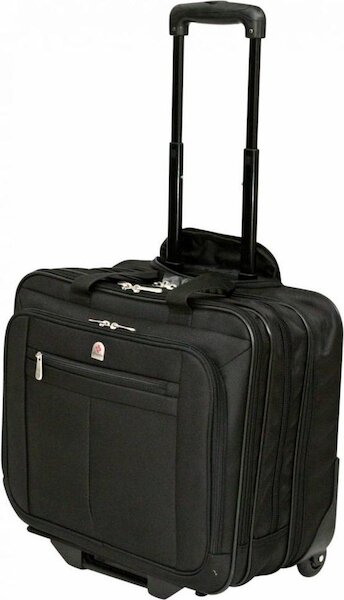Wheeled Laptop Trolley Case (Lombard LT066)) (black) LT066