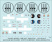 Macchi MC202 Veltro Data Stencilling and Insignia  32-2104