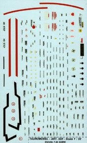 Stencils F86E Sabre 32-522
