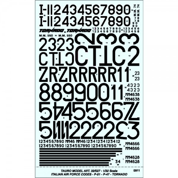 Codes AMI (P47,P51,Tornado) 32-527